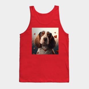 My Dog Loves Me Not Just on Valentines Day Tank Top